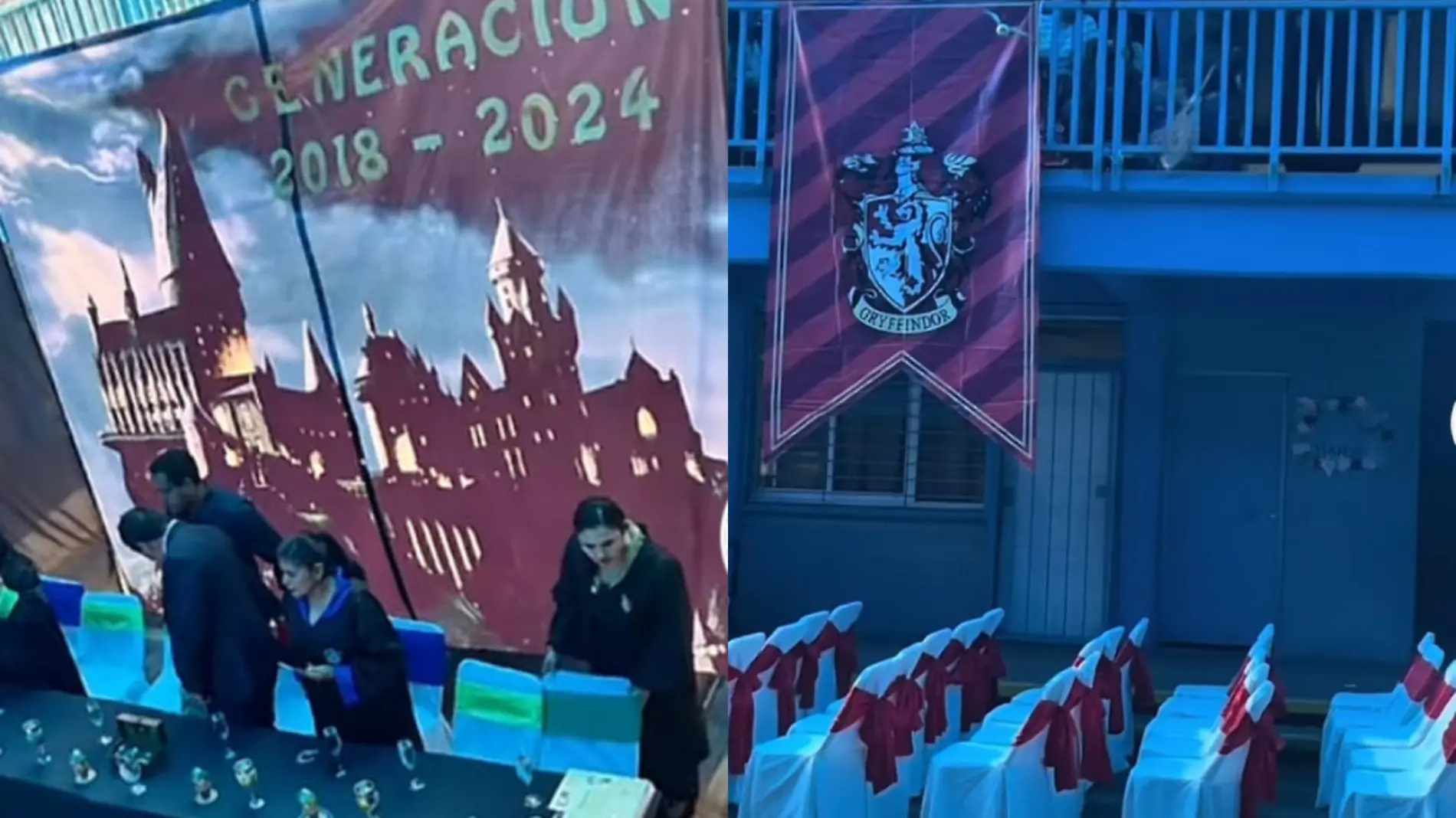 Graduación al estilo Harry Potter